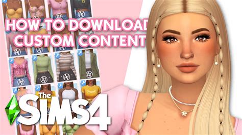 install custom content  sims  youtube