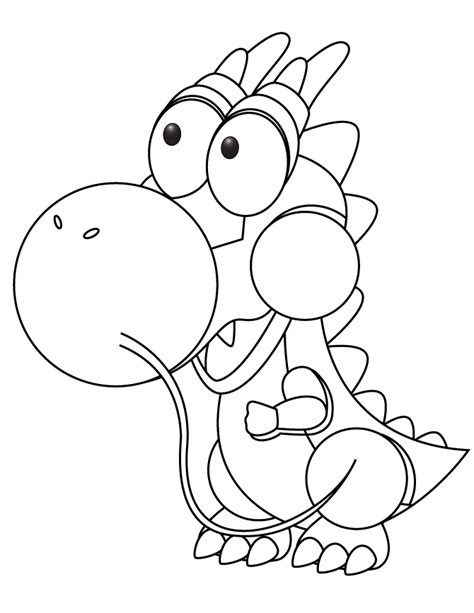 cute baby dragon coloring page   coloring pages