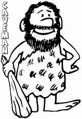 Caveman sketch template