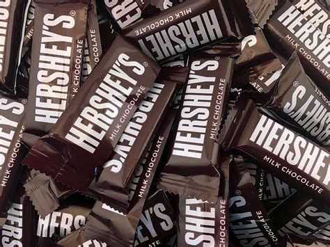 hershey s milk chocolate snack size bars 0 45 ounces bar pack of 2