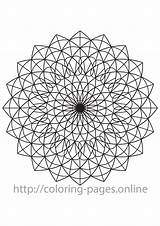 Mandala Cross Coloring Pages sketch template