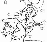 Befana Witches Scribblefun Vola Tra Belli Spiritosi Coloringfolder Crayola sketch template