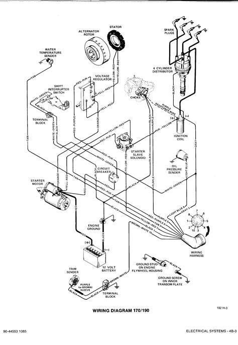schematic mercruiser  wiring diagram core creative