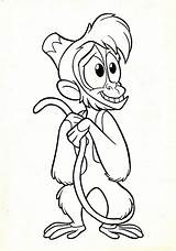 Disney Coloring Pages Characters Abu Walt Cartoon Character Sheets Printable Book Adult Drawings Choose Board Animal Kids sketch template