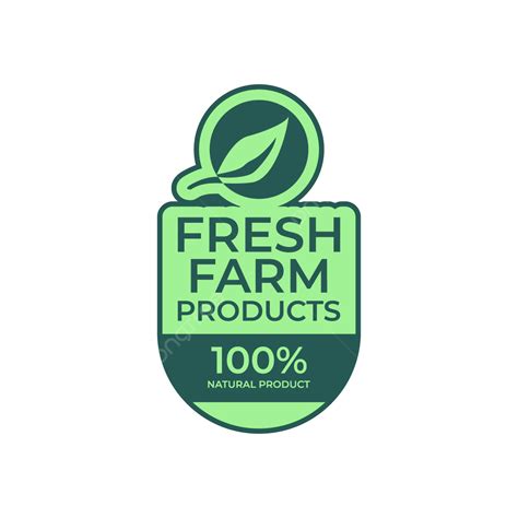 label packaging design vector png images eco label packaging fresh farm design vector eco