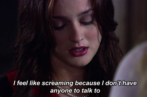 blair waldorf gossip girl leighton meester lonely quotes image