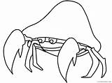 Coloring4free Crab sketch template