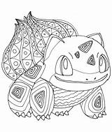 Bulbasaur sketch template