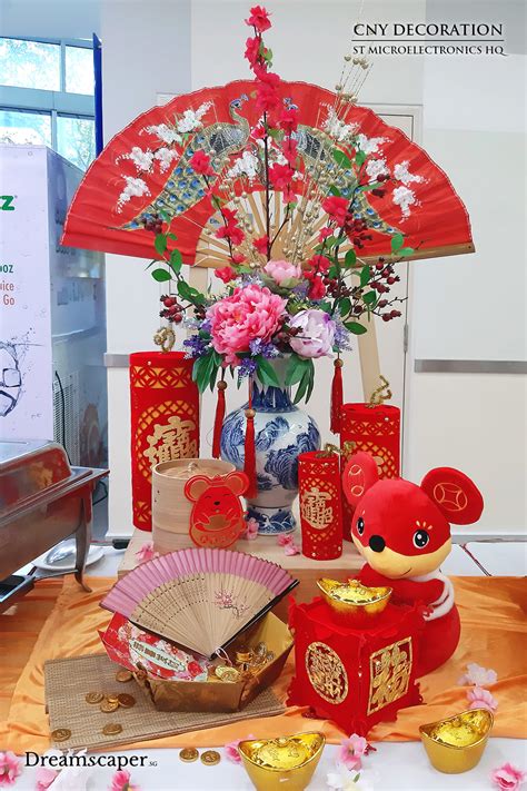 chinese  year decoration ideas  office shelly lighting