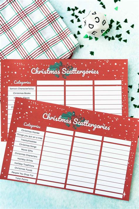 printable christmas scattergories game realsimple