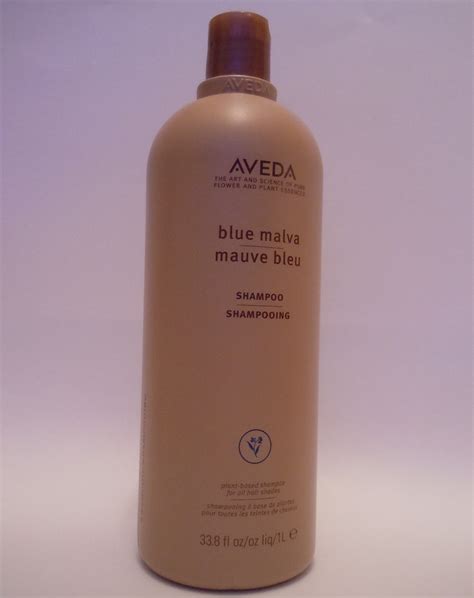 aveda blue malva shampoo  liter plant based purple neutralizes brassy