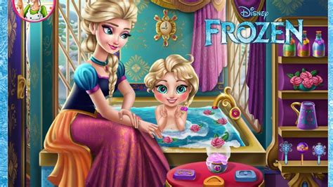 frozen games elsa baby care frozen  game episode youtube