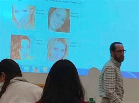 a college professor gave a quiz titled “female or shemale can you tell