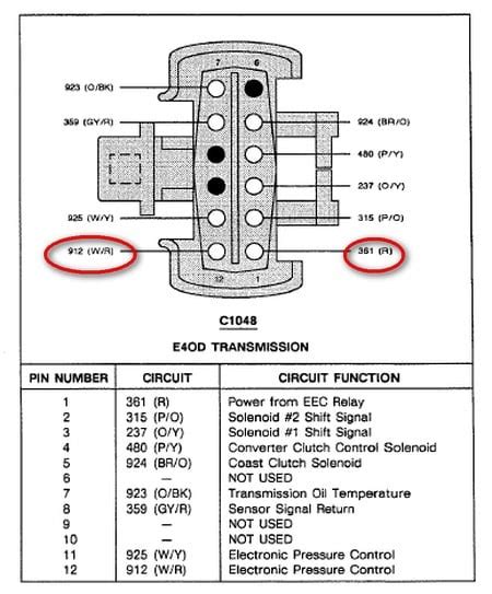 ed transmission wiring diagram