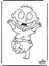 Rugrats Coloring Pages Cartoon Funnycoloring Characters Pickles Tommy Comments Party Advertisement sketch template