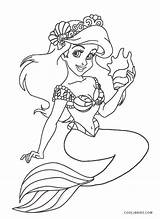 Ariel Ausmalbilder Cool2bkids Ausdrucken Drucken Meerjungfrau Prinzessinnen Prinzessin Malvorlagen sketch template