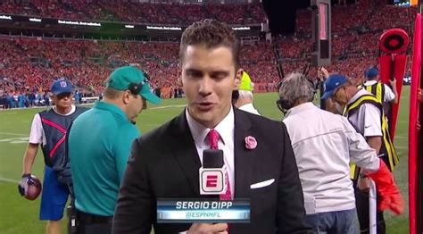 sergio dipp had a rough time during his first monday night