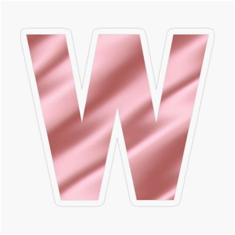 pink silk  marble initial letter  sticker  kosmi design