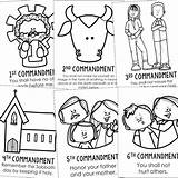 Commandments Bible sketch template