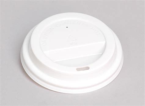 white oz plastic coffee cup lid
