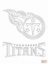 Titans Tennessee Coloring Logo Pages Football Printable Broncos Print Nfl Color Nike Titan Sport Vols Denver Supercoloring Book Colorings Team sketch template