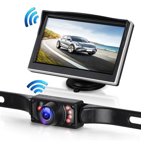 wireless backup camera  rear view reversing car cam monitoring