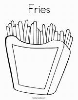 Coloring Fries French Chips Pages Flag France Food Print Kids Cartoon Book Noodle Twisty Vector Cursive Character Outline Getdrawings Twistynoodle sketch template