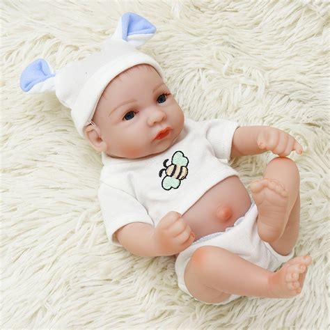 lifelike handmade reborn baby doll boy infant baby doll newborn soft vinyl silicone kids