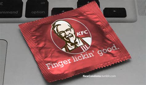 how clever is this major brand slogans work splendidly on condom packs