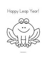 Leap Year Coloring Happy Change Template sketch template