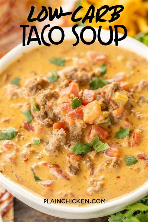 carb taco soup  good  wanted  lick  bowl   arent