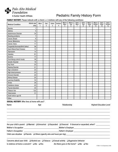 images  family history chart template  printable family