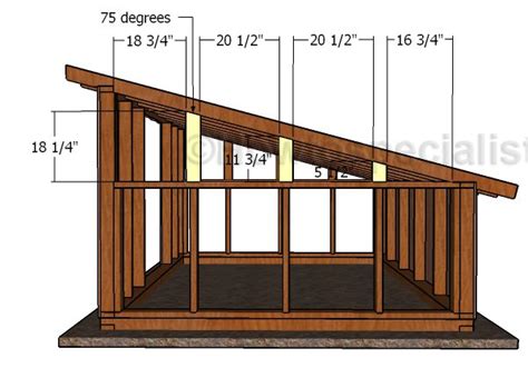 pig house roof plans howtospecialist   build