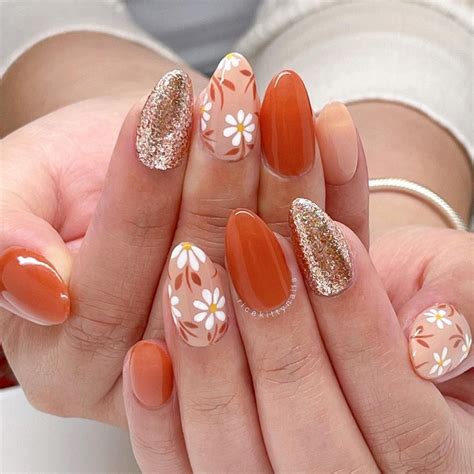 gorgeous fall inspired nail art ideas    forest