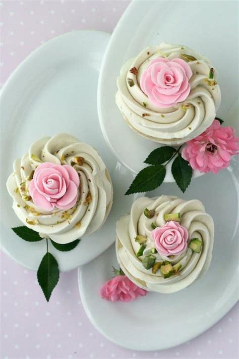 cake cakes cream roses cupcake image 705613 on