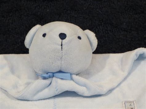carters precious firsts blue bear security blanket lovey