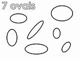 Coloring Ovals sketch template