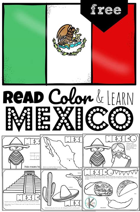printable mexico coloring pages read color  learn