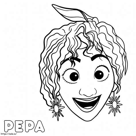 pepa charm coloring page