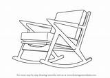 Chair Rocking Draw Drawing Step Furniture Drawingtutorials101 Tutorials Previous Next sketch template