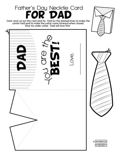 error fathers day activities fathers day card template