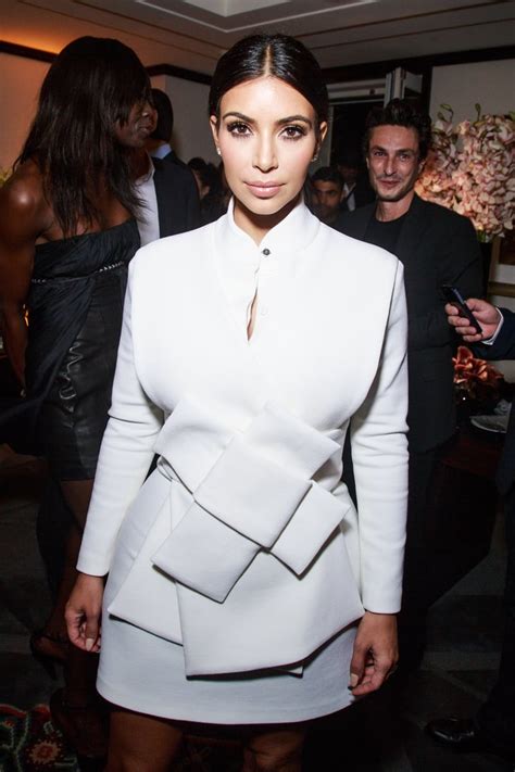 Kim Kardashian At Paris Fashion Week Spring 2015