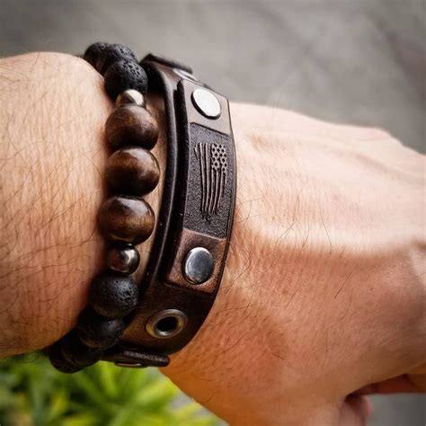 vintage leather braceletleather cuff bracelet mens leather bracelet womens leather bracelet