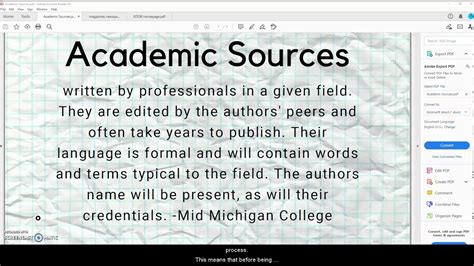 importance  academic sources youtube