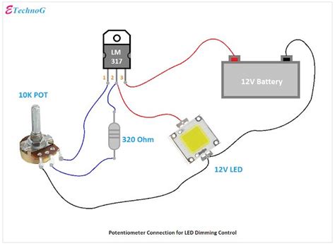 potentiometer connection circuit diagram circuit electronics basics