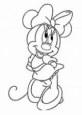 Drawing Mouse Mickey Minnie Kids Outline Easy Coloring Pages Drawings Line Mini Disney Printable Draw Cartoon Simple Cute Kid Pencil sketch template