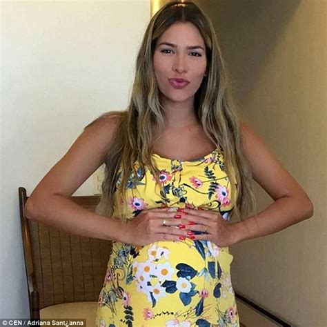 pregnant brazilian model posts a bikini snap on instagram revealing her