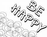 Happy Coloring Pages Getcolorings Printable Color Print sketch template