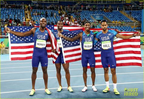 Team Usas Men Win Gold In 4x400 Relay At The Rio Olympics 2016 Photo
