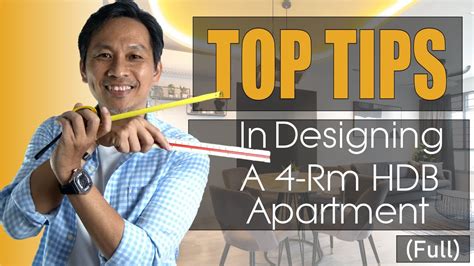 full vid top tips  designing    rm bto hdb apartment space planning tips